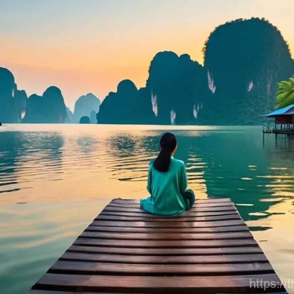 해상 거주 플랫폼에서의 생활비 분석 - **A Serene Morning on a Thai Floating Home**
A peaceful and picturesque morning scene on a tradi...
